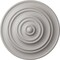 Ekena Millwork Classic Ceiling Medallion (Fits Canopies up to 4 1/8"), 13 1/4"OD x 1/2"P, Ultra Pure White CM13CLUWF - alternate 1